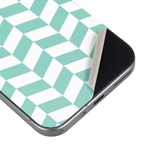 Blue White Chevron Pixel 9 Pro XL Skin